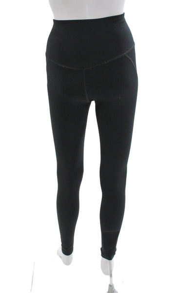 Girlfriend Collective Womens Black Ankle Leggings Recycled Polyester Size XS