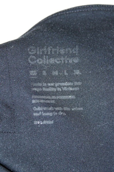 Girlfriend Collective Womens Black Ankle Leggings Recycled Polyester Size XS