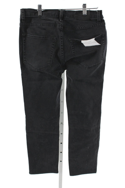 Ovadia & Sons Men Straight Black Jeans Size 30