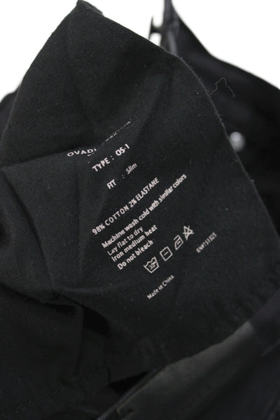 Ovadia & Sons Men Straight Black Jeans Size 30