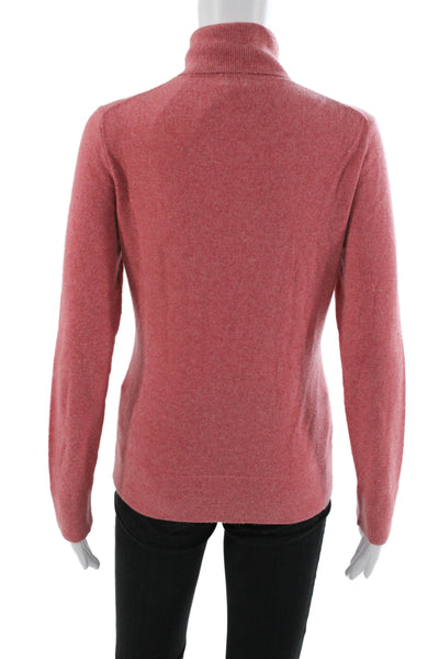 Tse Women 100% Cashmere Turtleneck Pullover Sweater Pink Size M