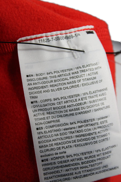 Arc'teryx Womens Mock Neck Half Zip Long Sleeve Active Top Red Size S
