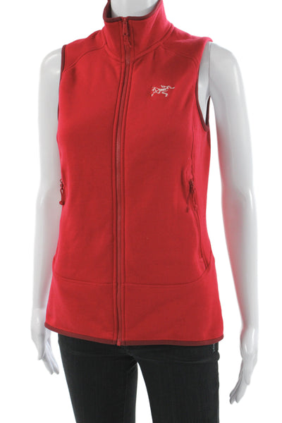 Arc'teryx Women Basic Red Outdoor Zip Vest Size S