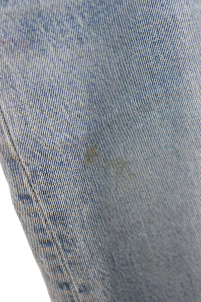 Levi's Womens Cropped High Rise Blue Cotton Jeans Inseam 28 Size 26