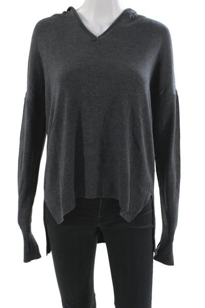Feel the Piece Terre Jacobs Women Pullover Cashmere V Neck Gray Size One Size