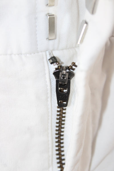 Vince Womens White Chino Shorts Cotton Summer Size 0