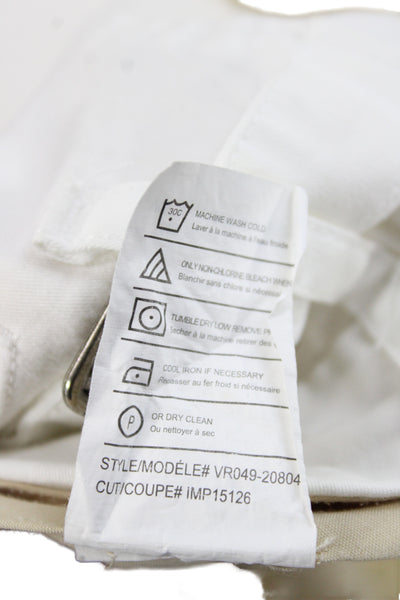 Vince Womens White Chino Shorts Cotton Summer Size 0