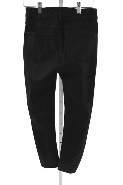Maje Womens Black Skinny Jeans Cotton Button Fly Size 36