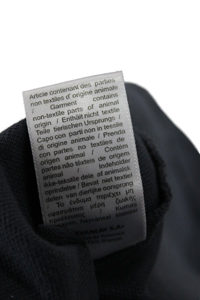 Lacoste Men Collared Polo Gray Cotton Long Sleeve Button Size XS