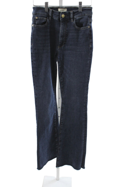 DL 1961 Women Bootcut High Waist Blue Cotton Jeans Size 26