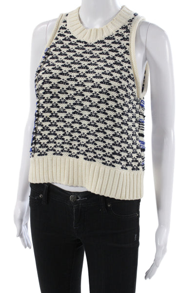3.1 Phillip Lim Womens Black Wool Sweater Vest Size S