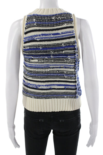3.1 Phillip Lim Womens Black Wool Sweater Vest Size S