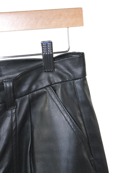 Blue Revival Womens Cropped Biker Black Pants Size 27