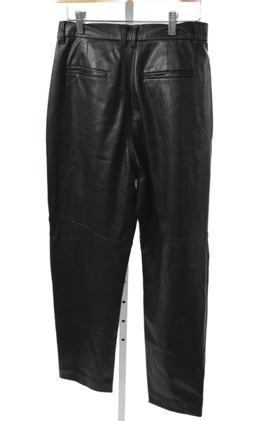 Blue Revival Womens Cropped Biker Black Pants Size 27