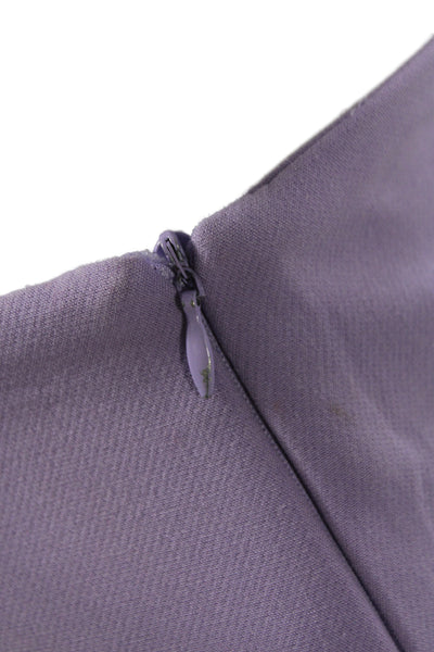 Zara Women Culotte Purple Polyester Zip Size M