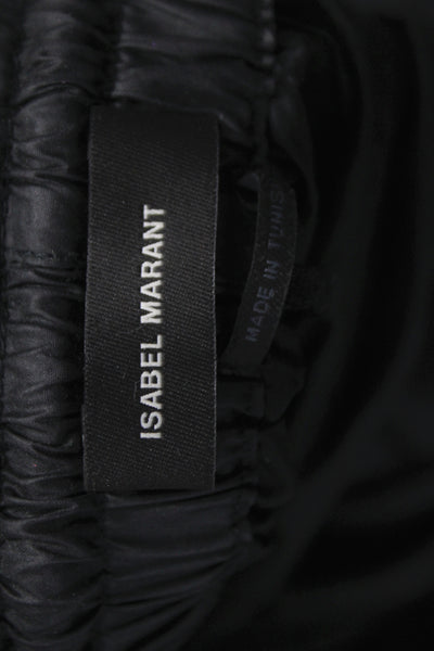 Isabel Marant Women Jogger Pants Black Cotton Size 36