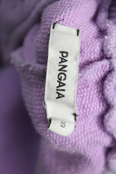Pangaia Women Sweat Shorts Purple Organic Cotton Size S