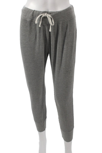 WSLY Women Jogger Pants Gray Drawstring Athleisure Size M