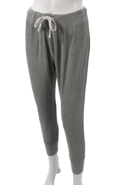 WSLY Women Jogger Pants Gray Drawstring Athleisure Size M