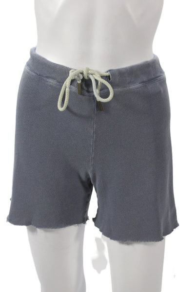 The Great Womens Cut-Off Gray Cotton Drawstring Shorts Size 0
