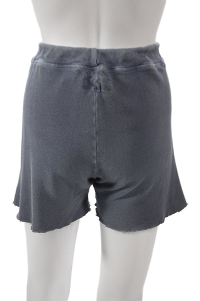The Great Womens Cut-Off Gray Cotton Drawstring Shorts Size 0