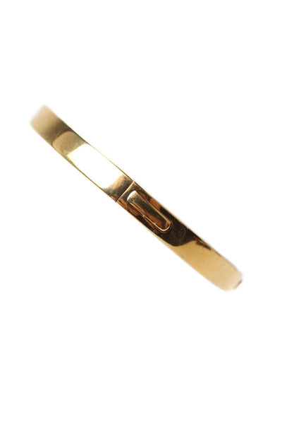 MONICA VINADER Womens 18K Vermeil Lab Created Diamond Essential Bangle 18.4g