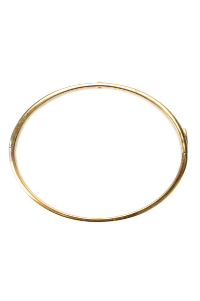 MONICA VINADER Womens 18K Vermeil Lab Created Diamond Essential Bangle 18.4g