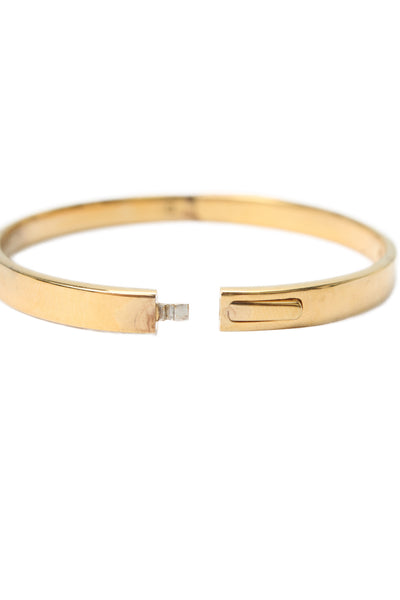 MONICA VINADER Womens 18K Vermeil Lab Created Diamond Essential Bangle 18.4g