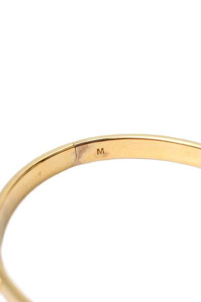 MONICA VINADER Womens 18K Vermeil Lab Created Diamond Essential Bangle 18.4g