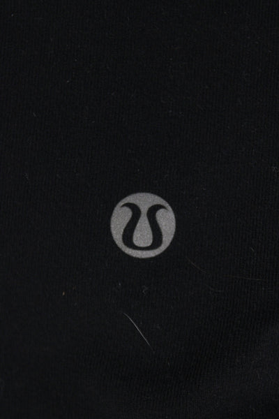 Lululemon Womens Black Colorblock Capri Leggings Nylon Size XS