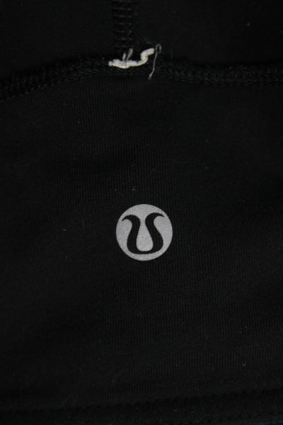 Lululemon Womens Black Geometric Capri Leggings Size XS