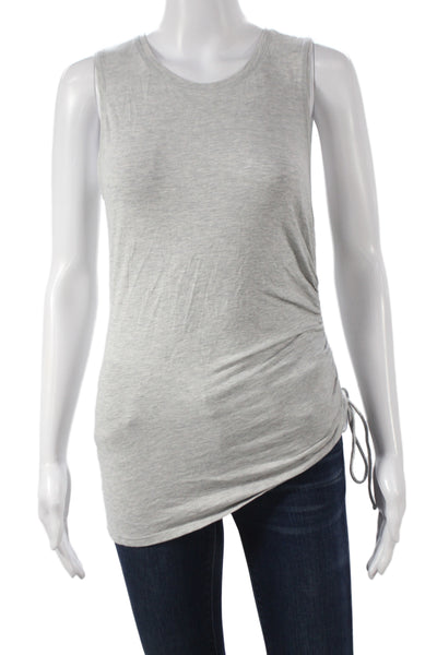 Lululemon Womens Jersey Tank Gray Round Neck Sleeveless Pima Cotton Size 6