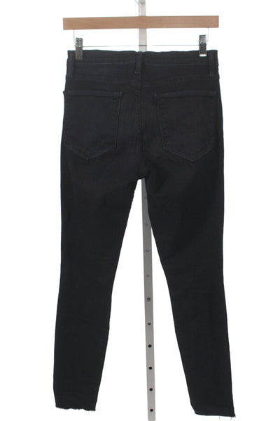 Frame Denim Women Skinny Black Jeans Size 28