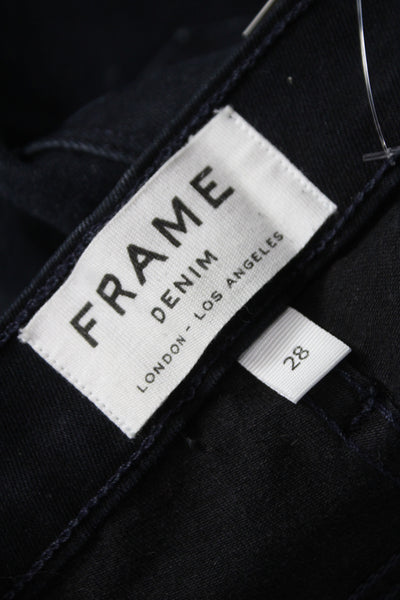 Frame Denim Women Skinny Black Jeans Size 28