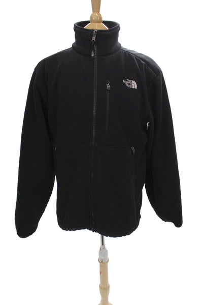 The North Face Mens Basic Black Polyester Zip Jacket Outdoor Size L