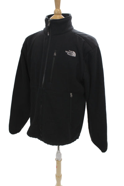 The North Face Mens Basic Black Polyester Zip Jacket Outdoor Size L