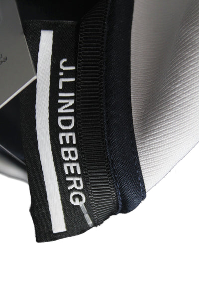 J. Lindeberg Mens Basic Mock Neck Colorblock Golf Casual Jacket Black Size 2XL