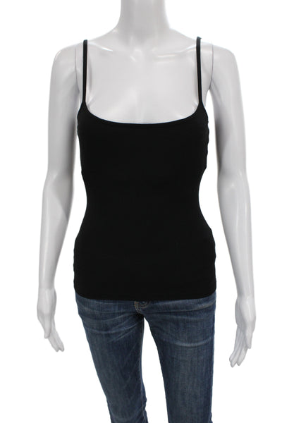 Skims Womens Camisole Black Scoop Neck Sleeveless Modal Size M