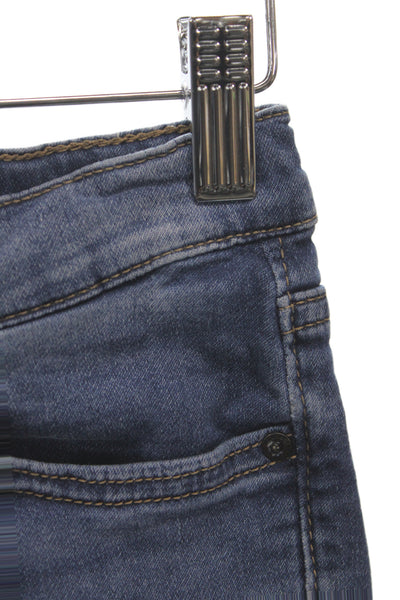 DL1961 Childrens Girls Brady Skinny Leg Jeans Blue Cotton Size 10