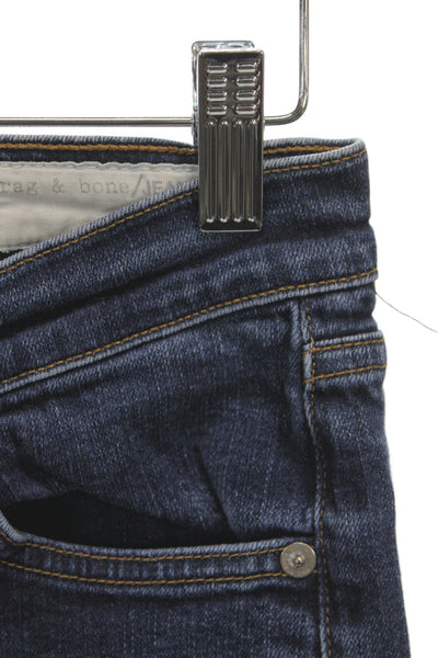 Rag & Bone Jean Women Skinny Jeans Blue Cotton Low Rise Size 26