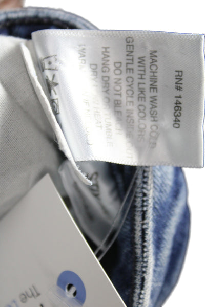 Amo Womens Skinny Blue Low Rise Cotton Jeans Size 26