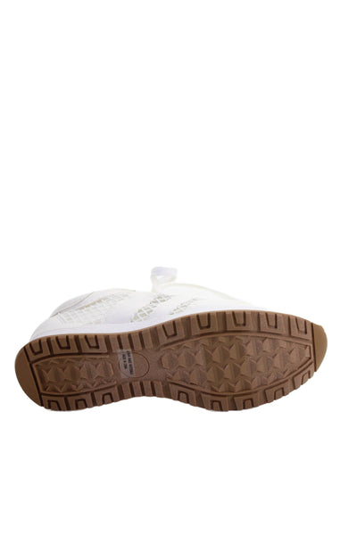 Dolce Vita Womens Sheer Panel Low Top Sneakers White Size 7