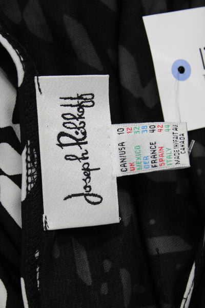 Joseph Ribkoff Women Fit and Flare Dress Black Sleeveless Size 10