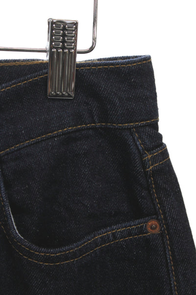 Reformation Women Blue Wide-Leg Jeans Mid Rise Cotton Blend Size 25
