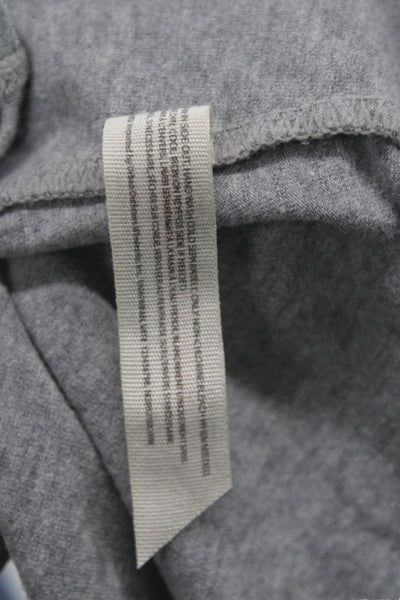 Free People Women Basic Tank Gray Square Neck Cotton Sleeveless Size XS