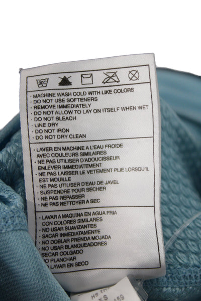 Nike Womens Spandex Track Athletic Jacket Baby Blue Size XS