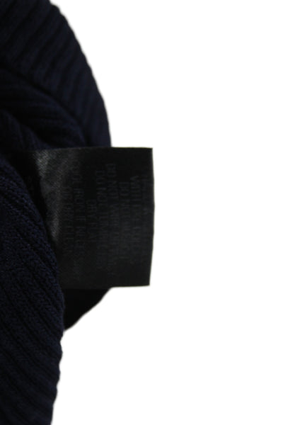 360 Sweater Women V-Neck Sleeveless Pullover Sweater Blue 65% Rayon Size XS