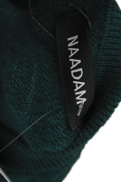 Naadam Womens Pullover Crew Neck Long Sleeve Green Size S