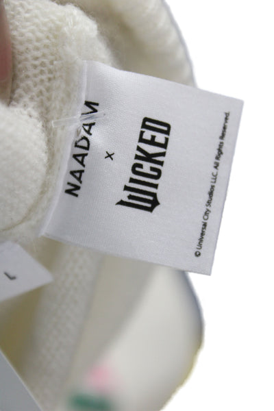 Naadam Womens Pullover Cashmere Crewneck Sweater White Size S