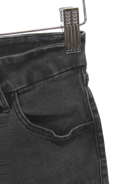 3x1 NYC Womens Skinny Gray Cotton High Rise Jeans Size 23